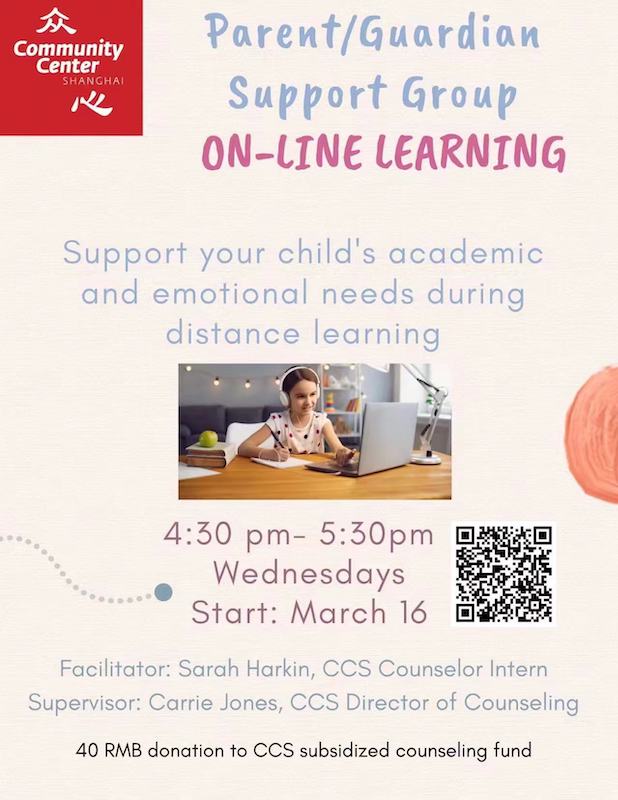 Parent/Guardian Support Group ON-LINE LEARNING